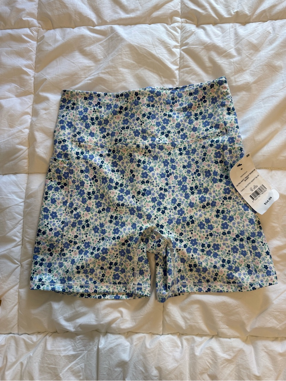 Cotton On Floral High-Rise Bike Shorts